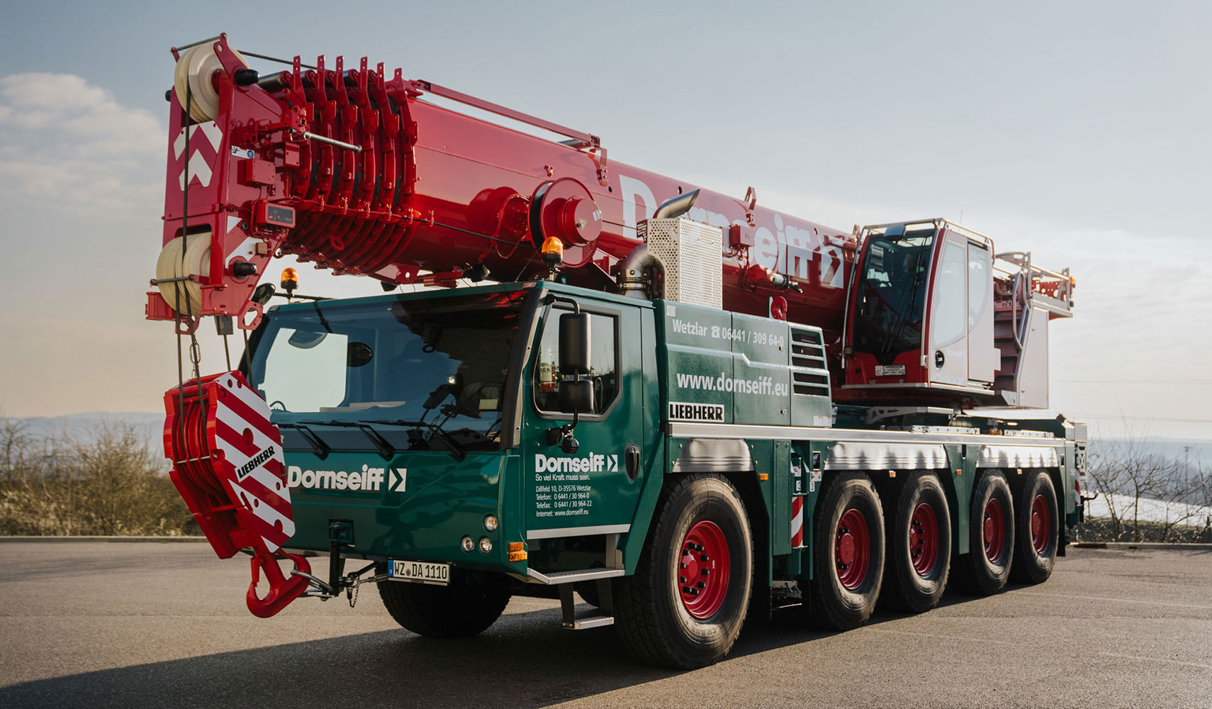 Header Kranvermietung Autokrane Schwertransporte Dornseiff 40