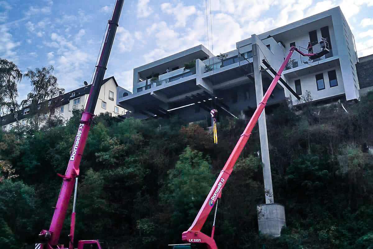 Dornseiff Krane Und Schwerlast Einsatz Siegen Ausheben Träger (3 Von 5)