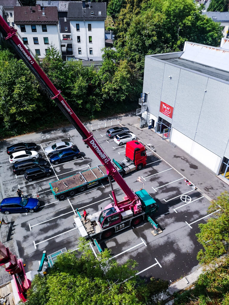 Dornseiff Krane Und Schwerlast Einsatz Siegen Ausheben Träger (5 Von 5)