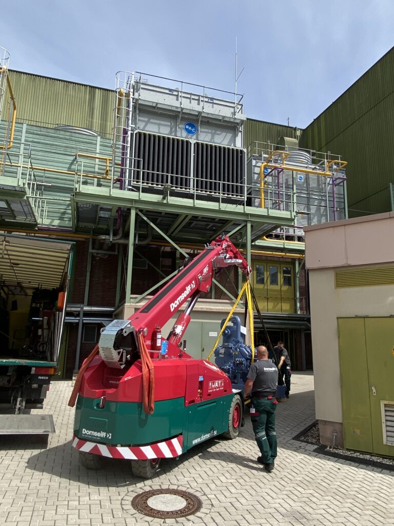 Dornseiffwetzlar Kraneinsatz Elektrokran Krombacher Bild4