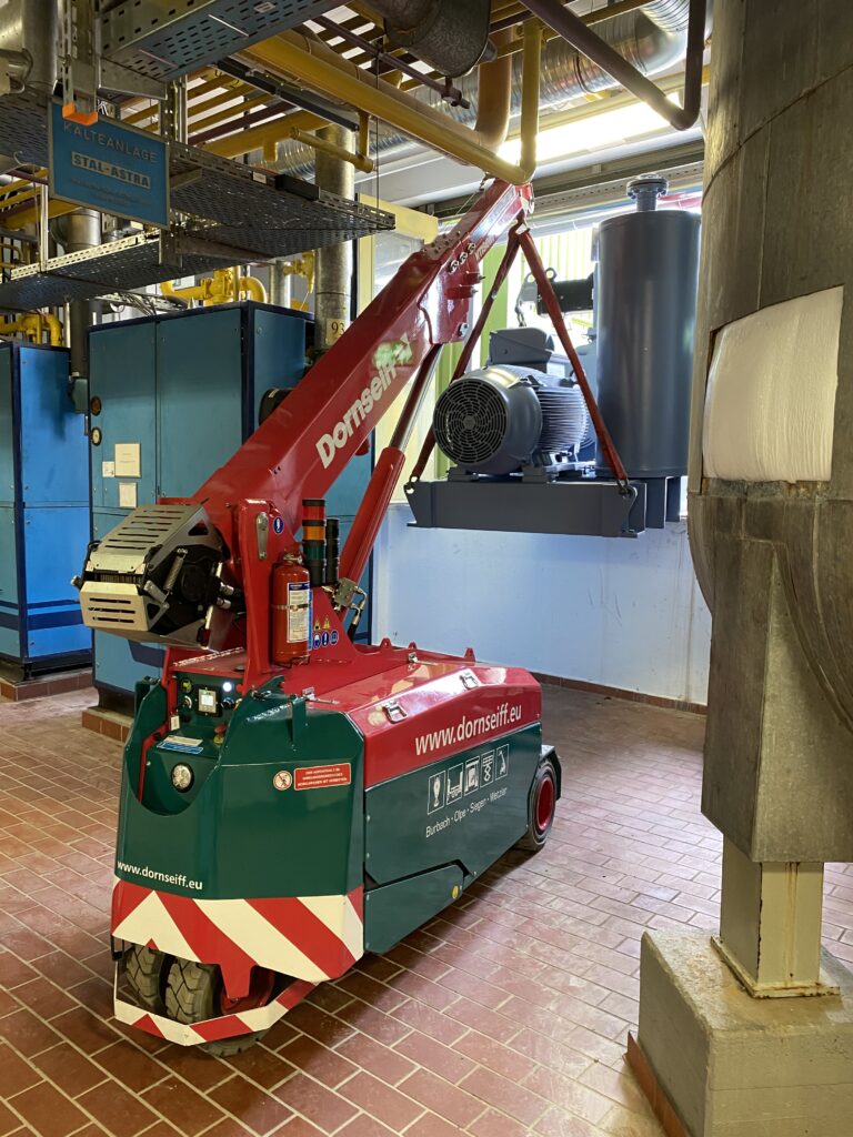 Dornseiffwetzlar Kraneinsatz Elektrokran Krombacher Bild6