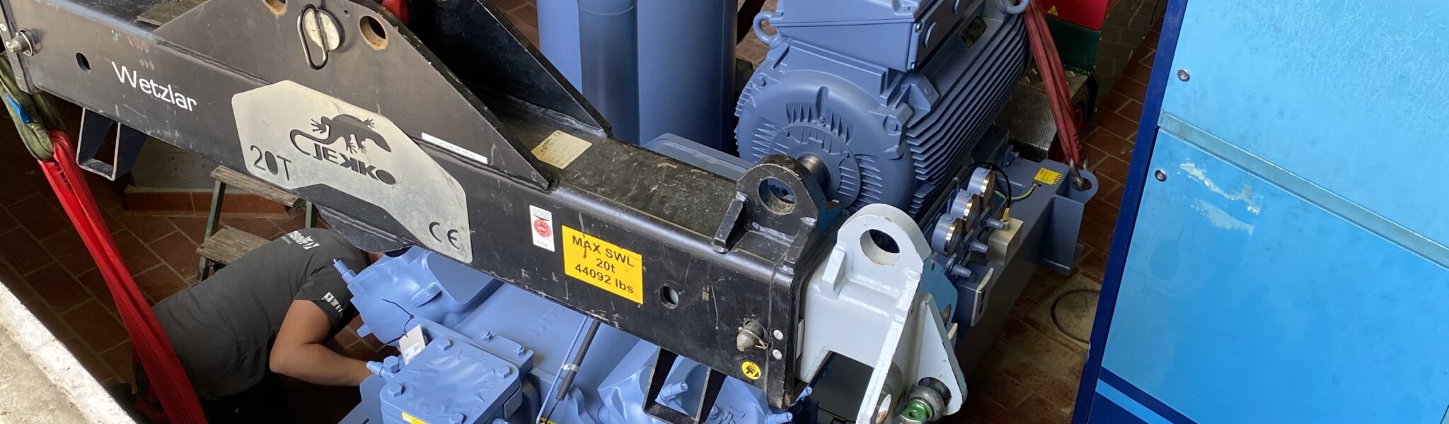 Dornseiffwetzlar Kraneinsatz Elektrokran Krombacher Bild7