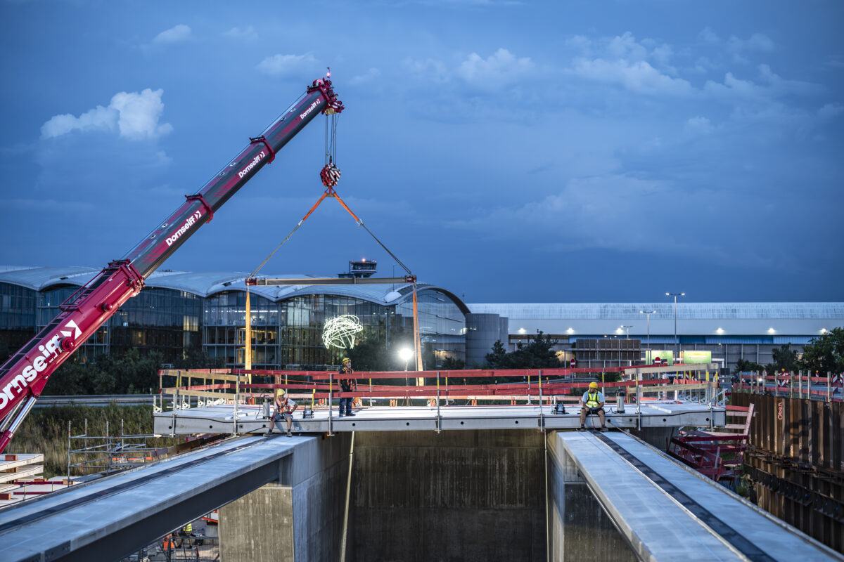 Max Bögl Firmengruppe Brückenbau Frankfurt Flughafen Kelsterbach