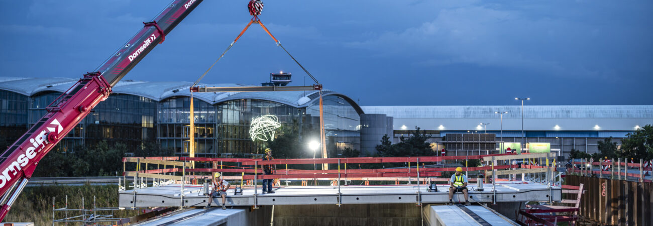 Max Bögl Firmengruppe Brückenbau Frankfurt Flughafen Kelsterbach
